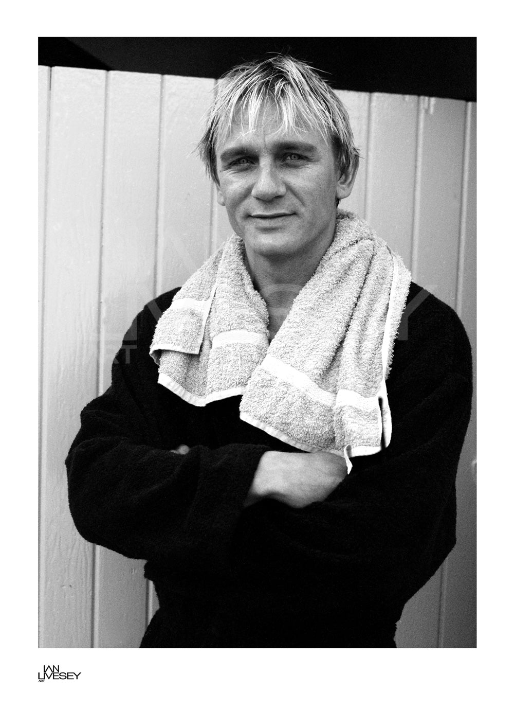 Daniel Craig on set while filming 'Some Voices' in robe - Limited Edition Prints
