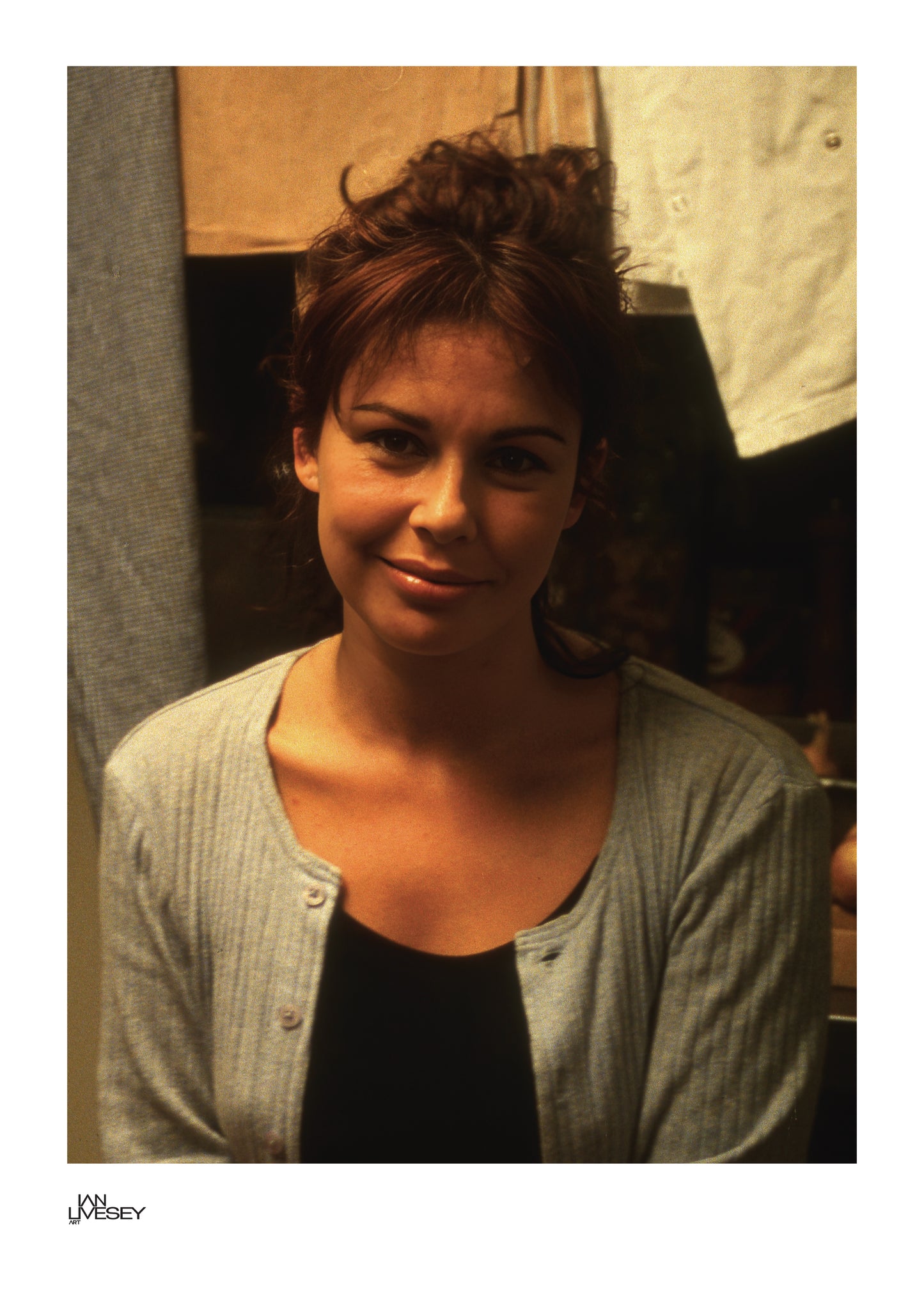 Julie Graham filming “Some Voices” Backstage Portrait On Set