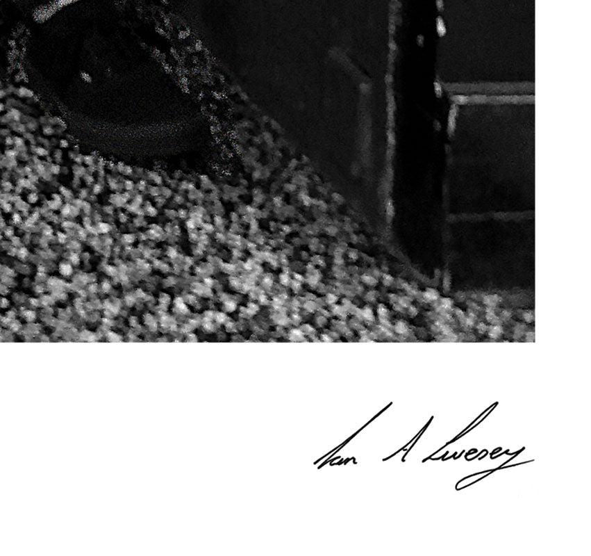 Daniel Craig on set while filming 'Some Voices' looking down - Limited Edition Prints