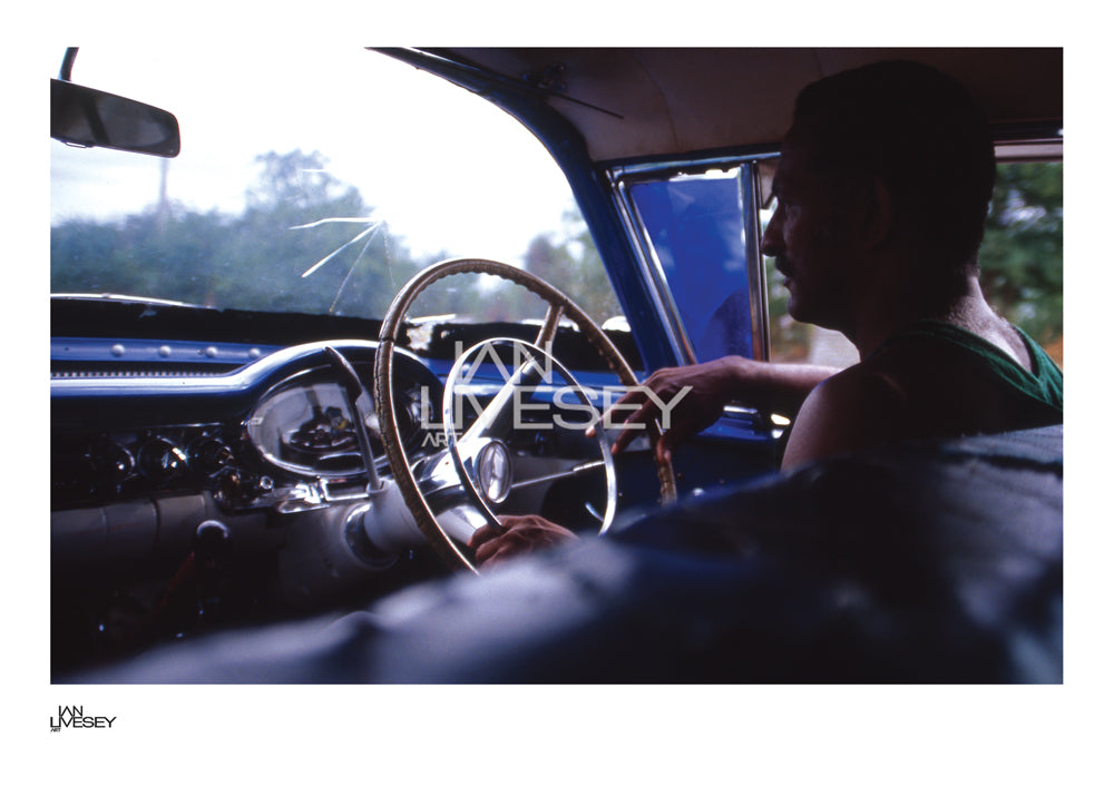 Guantanamo Cuba Local in a Classic Car - Limited Edition Prints