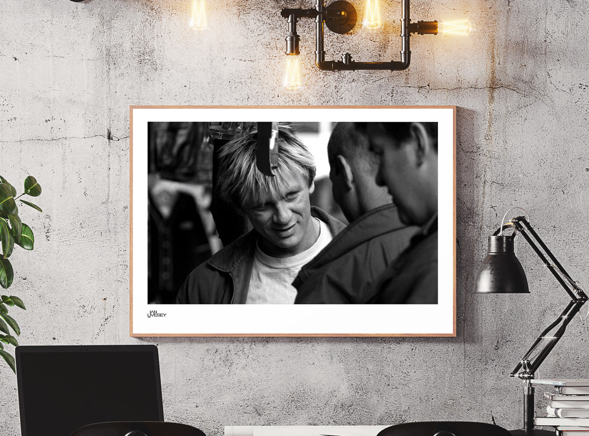 Daniel Craig on set while filming 'Some Voices' Smirking - Limited Edition Prints