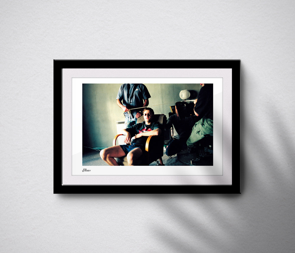 David Morrissey on set while filming 'Some Voices' - Limited Edition Prints