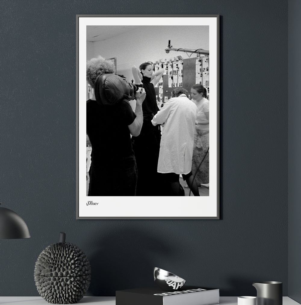 Erin O'Connor at French designer Jean Paul Gaultier's studio - Limited Edition prints