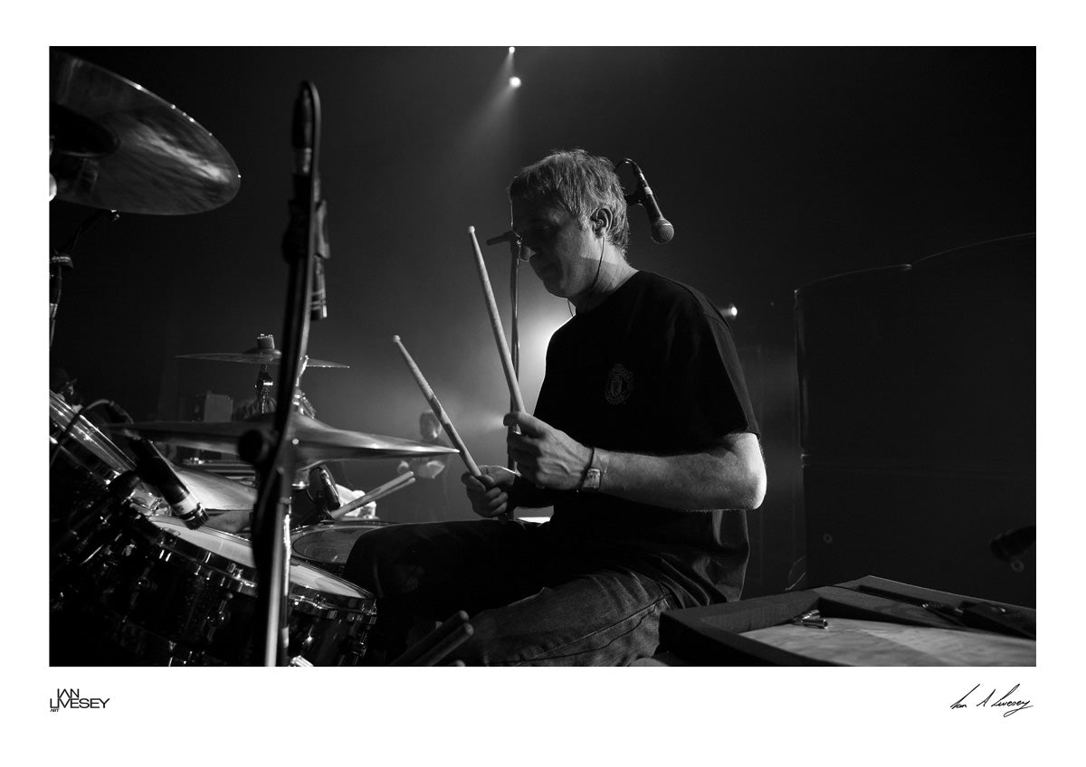 Gary Whelan on the Drums - Happy Mondays - Limited Edition Prints