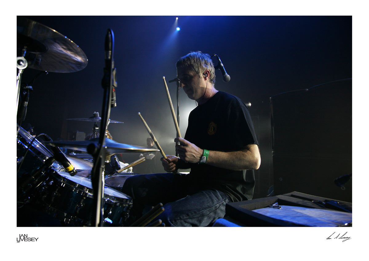 Gary Whelan on the Drums - Happy Mondays - Limited Edition Prints