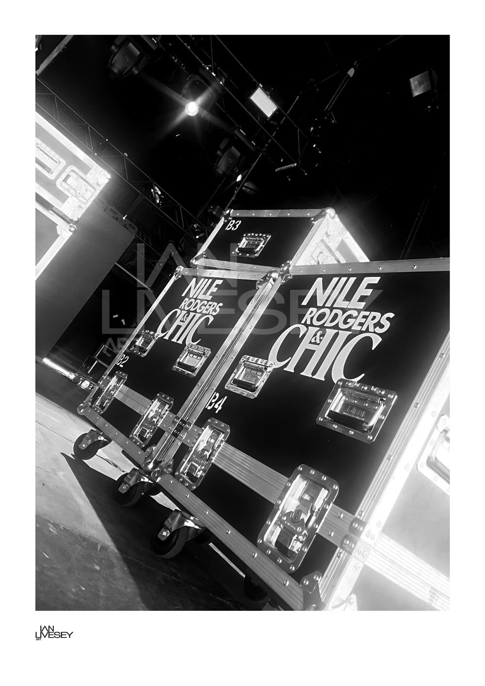 Nile Rodgers Flight Cases - Limited Edition Prints