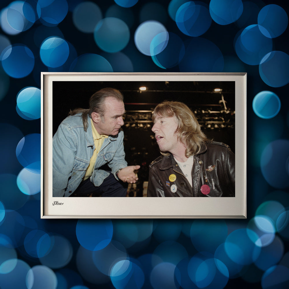 Rick Parfitt and Francis Rossi deep conversation - Limited Edition prints