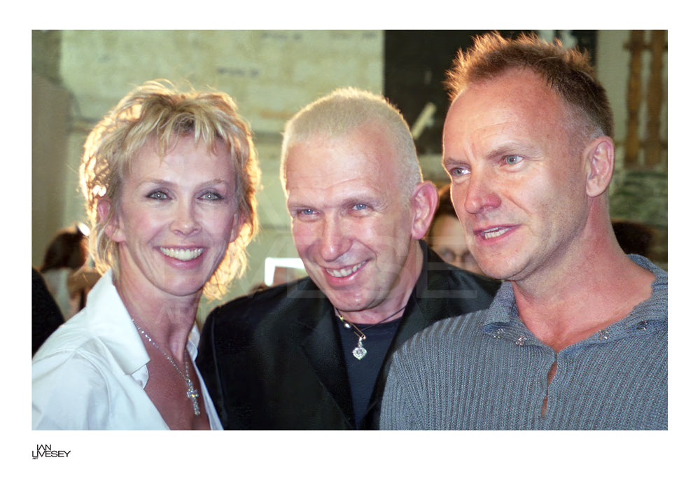 Sting and Jean Paul Gaultier in Paris - Limited edition Prints