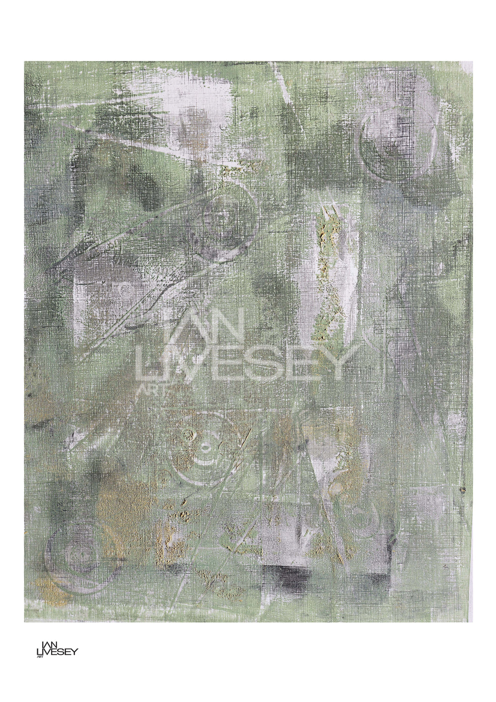 Untitled Oil and Acrylic #5 - Limited Edition Prints (Unframed)